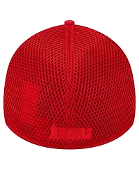 New Era Men's Red Los Angeles Angels Team Tone 39THIRTY Flex Hat