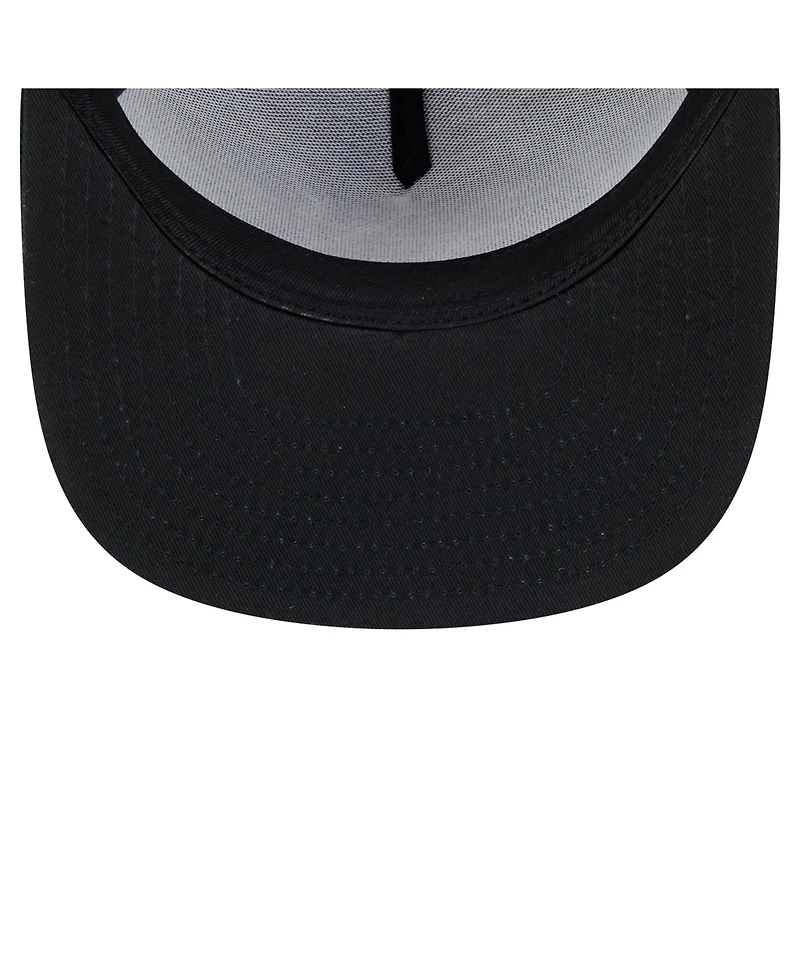 New Era Men's Black Toronto Blue Jays Score Check 9FIFTY A-Frame Trucker Snapback Hat