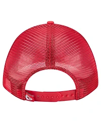 New Era Men's Red Kansas City Chiefs Active Minimalist M-Crown A-Frame 9FORTY Adjustable Hat