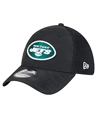New Era Men's Black York Jets Active Camo 39THIRTY Flex Hat