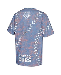 Outerstuff Big Boys and Girls Royal Chicago Cubs Slide Score Bold T-Shirt