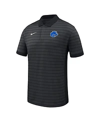 Nike Men's Black Boise State Broncos 2025 Early Season Coaches Sideline Victory Stripe Performance Polo Shirt