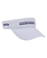 Nike Men's White Tcu Horned Frogs 2025 On-Field Ace Performance Adjustable Visor Hat