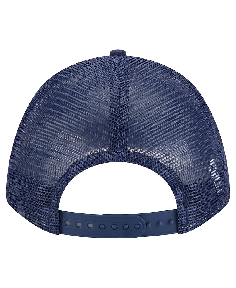 New Era Men's Light Blue/Navy Houston Astros 2-Tone Color Pack 9FORTY M-Crown A-Frame Adjustable Hat