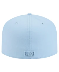 New Era Men's Light Blue Houston Astros Color Pack A-Frame 59FIFTY Fitted Hat