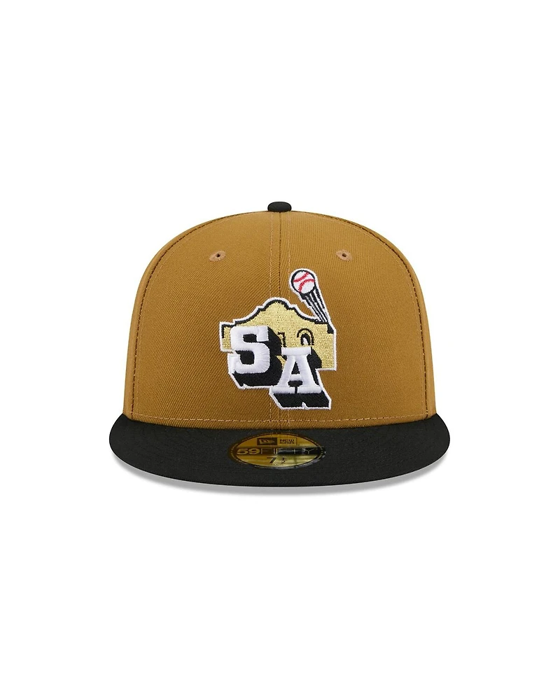 New Era Men's Gold San Antonio Missions Theme Nights 59FIFTY Fitted Hat