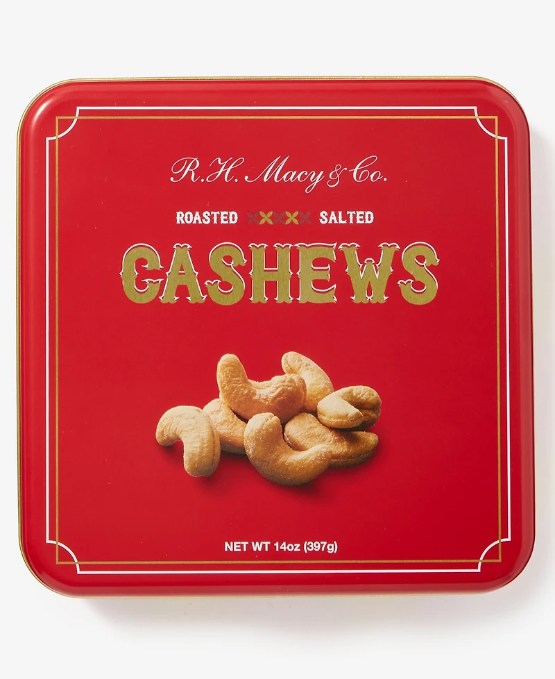 R.h. Macy & Co. Holiday Jumbo Cashews Gift Box, 14 oz