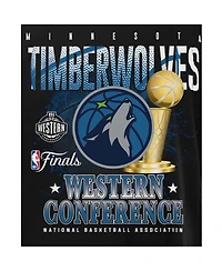 New Era Men's Black Minnesota Timberwolves 2025 Western Conference Finals T-Shirt