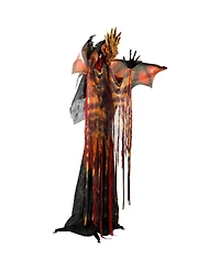 Northlight 70" Lighted and Animated Standing Dragon Man with Sound Halloween Figure