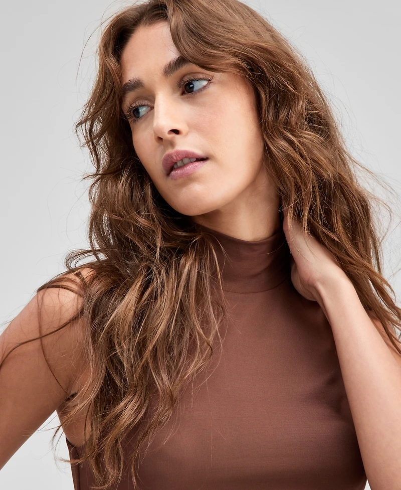 And Now This Women's Mock Neck Fitted Tank, Exclusively at Macy's
