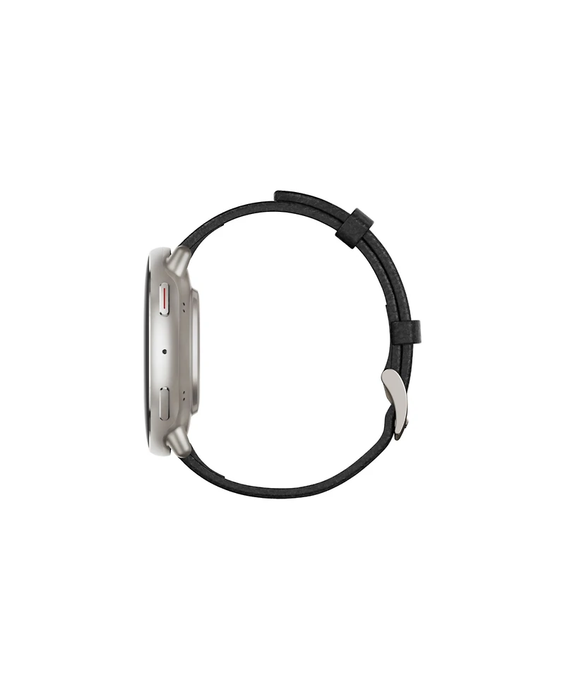Amazfit Active 2 Smart Watch - Black Leather Premium Version