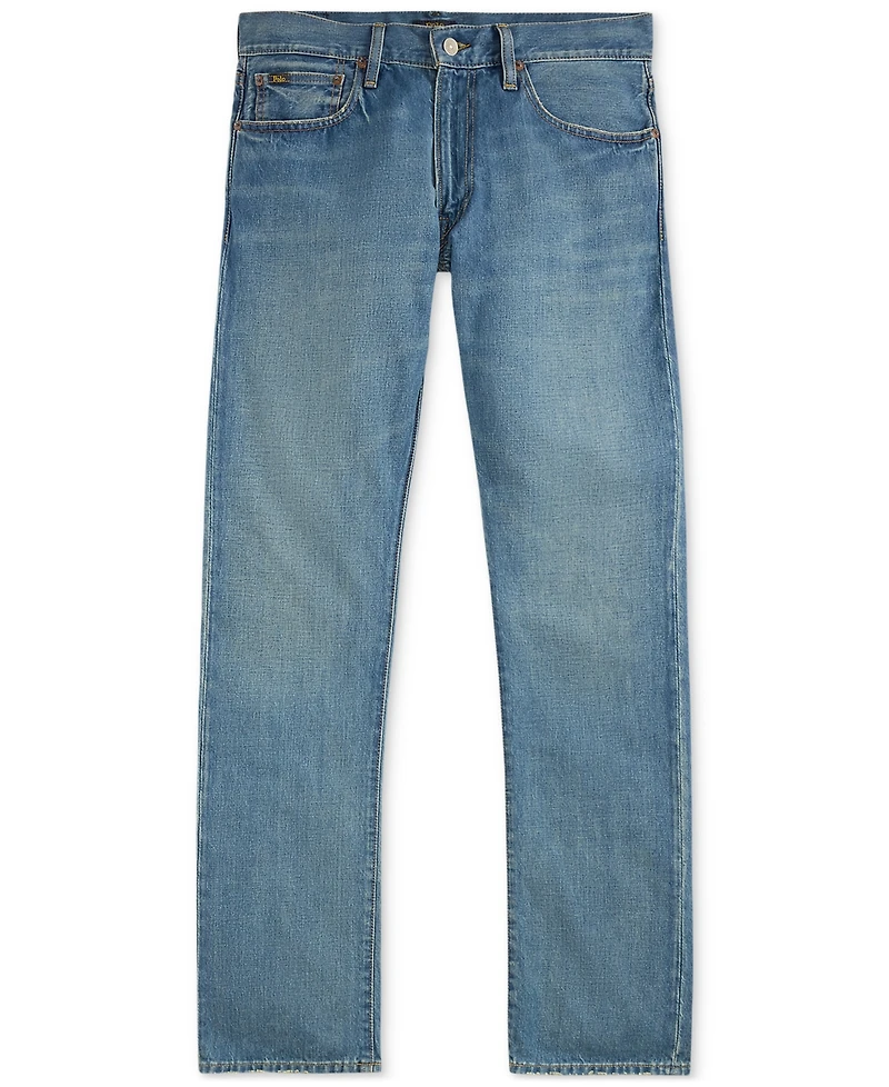Polo Ralph Lauren Men's Varick Slim Straight Indigo-Dyed Jeans