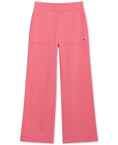 Champion Big Girls Fleece Wide-Leg Pants