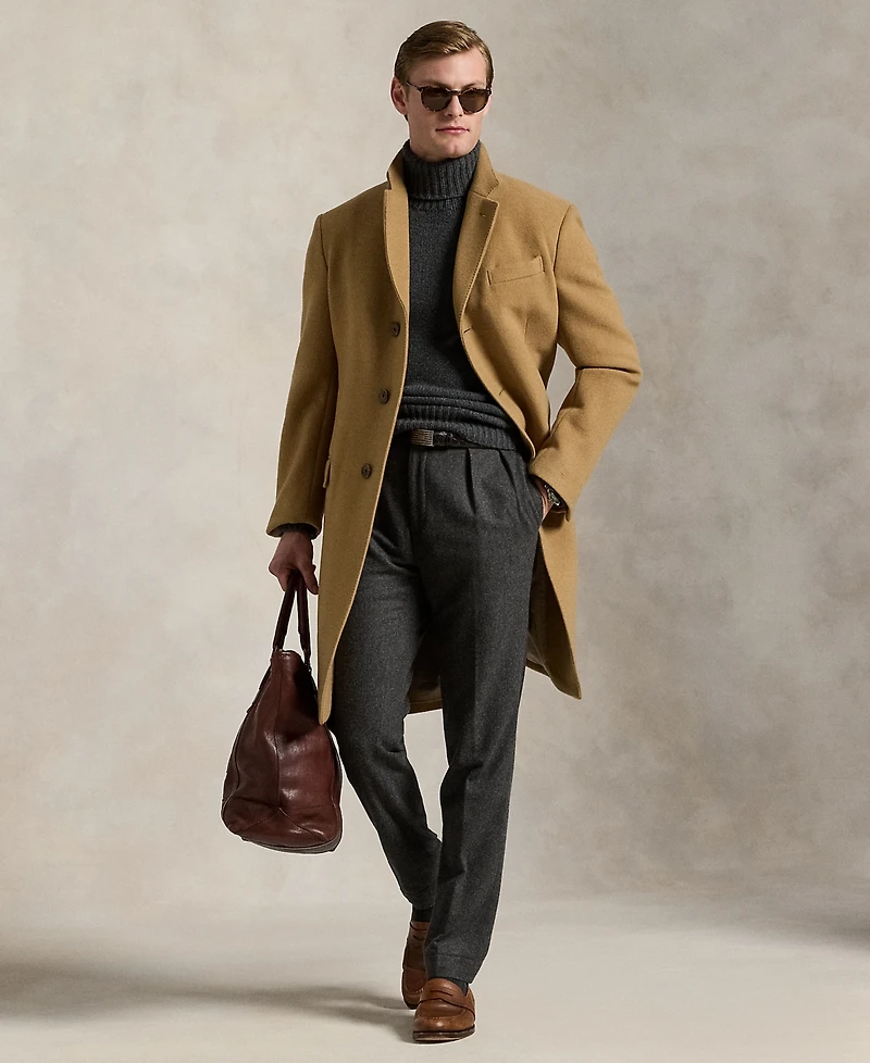 Polo Ralph Lauren Men's Tailored Melton Topcoat