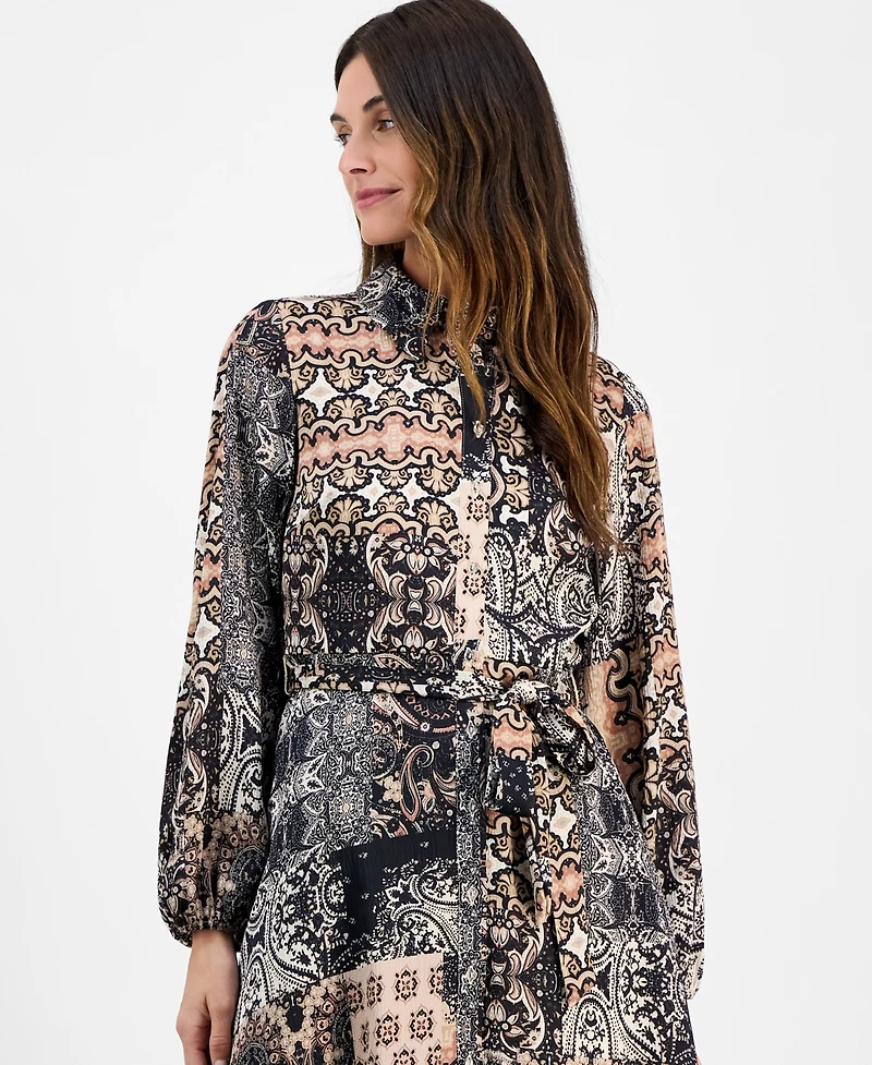 julia jordan Women's Printed Shirt Dress