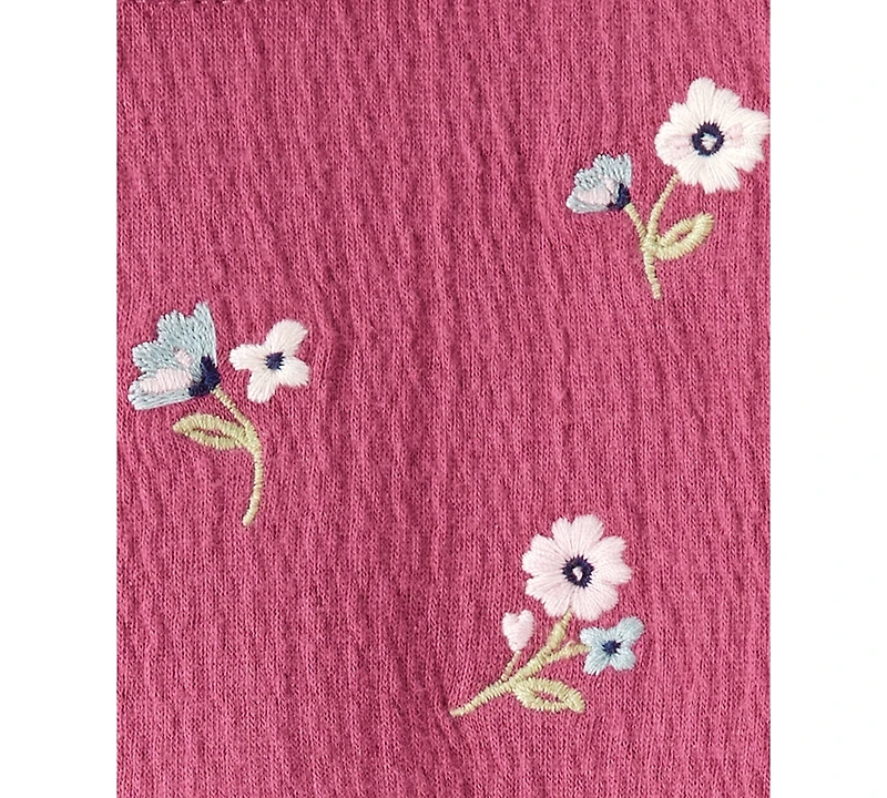 Carter's Baby Girls Embroidered Floral Bodysuit Dress