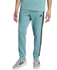 adidas Men's Essentials Regular-Fit 3-Stripes Fleece Joggers