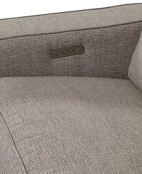 Miren -Pc. Fabric Sectional with Power Headrest Recliners Console