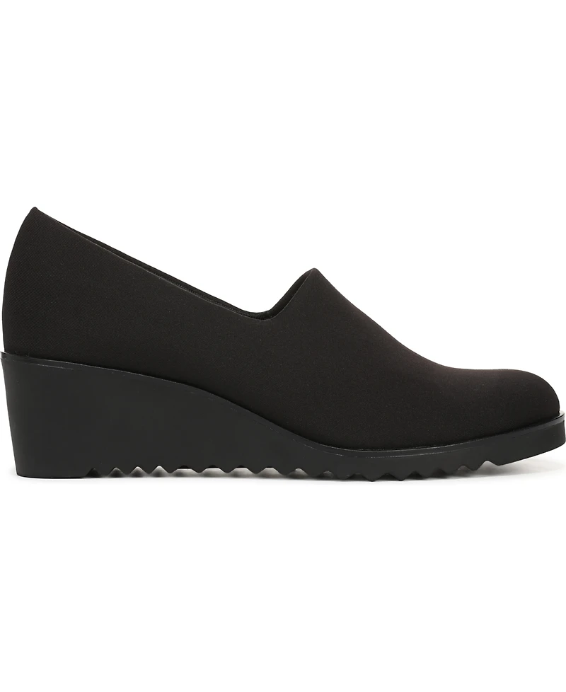 LifeStride Women's Ziva Round Toe Wedge Loafers