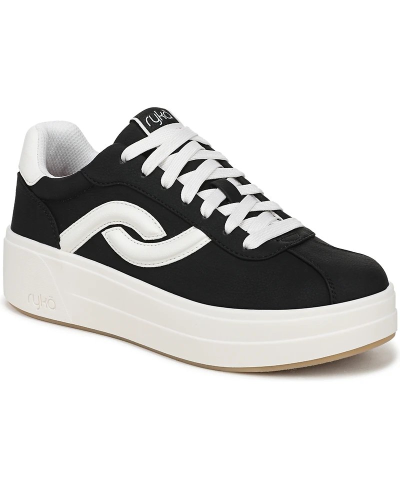 Ryka Women's Viv Max Lace Up Platform Sneakers