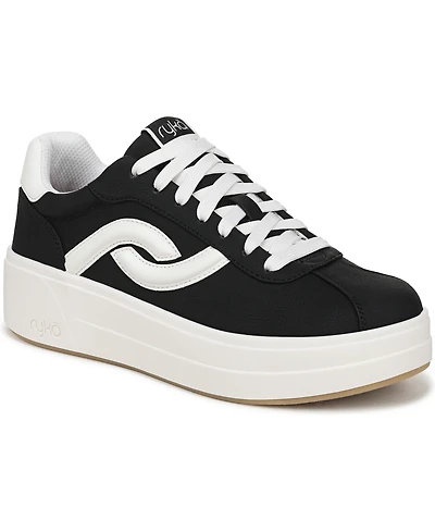 Ryka Women's Viv Max Lace Up Platform Sneakers