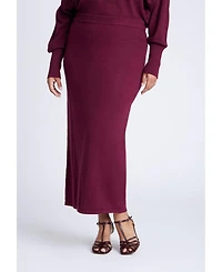 Eloquii Plus Sweater Column Skirt