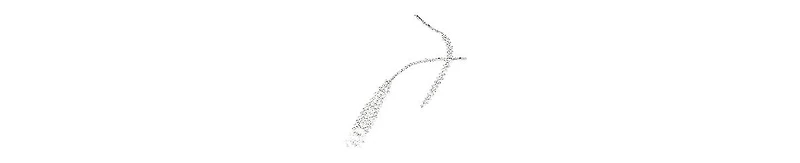 Sohi Women's Silver Bling Drop Necklace