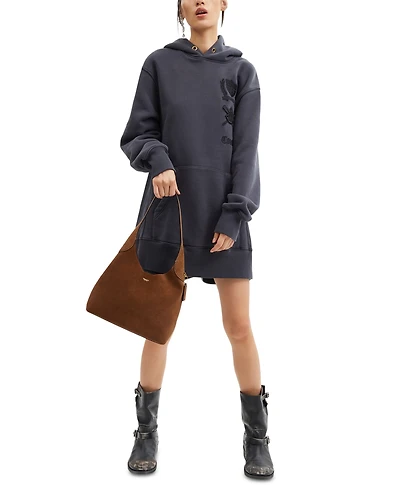 Coach Brooklyn Medium Suede Shoulder Bag 28