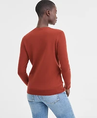 Charter Club 100% Cashmere Women's V-Neck Long-Sleeve Sweater, Macy's Exclusive