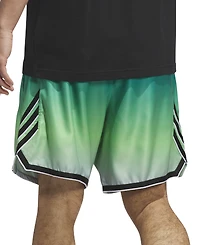 adidas Men's Faded 3-Stripes Logo Shorts