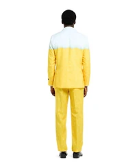 Suitmeister Men's Beer Suit - With Bottle Opener Tie Slim Fit - Yellow