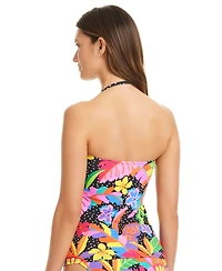 Bleu by Rod Beattie Women's Extra Bold Printed Bandini Top