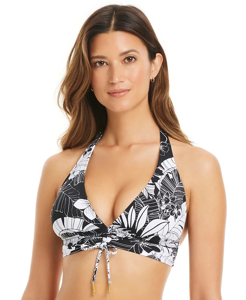 Bleu by Rod Beattie Women's Double Duty Bra-Style Bikini Top