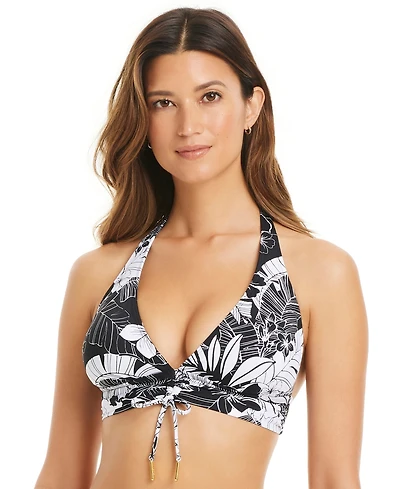 Bleu by Rod Beattie Women's Double Duty Bra-Style Bikini Top
