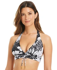 Bleu by Rod Beattie Women's Double Duty Bra-Style Bikini Top