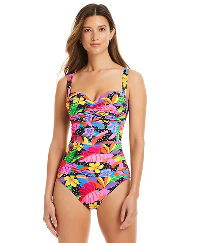 Bleu by Rod Beattie Women's Extra Bold One-Piece Swimsuit