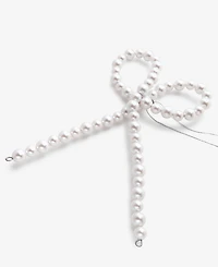 Holiday Lane Gilded Glamour Pearl Bow Ornament, Macy's Exclusive