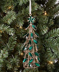 Holiday Lane Gilded Glamour Iron Gem Christmas Tree Ornament, Macy's Exclusive