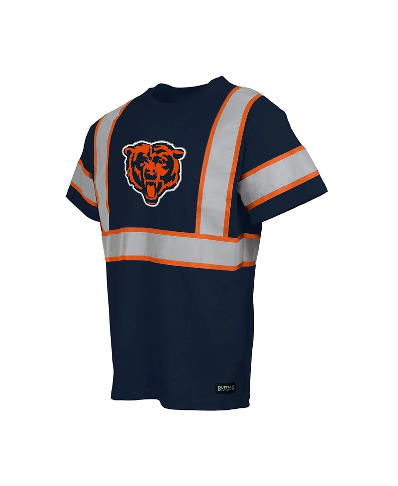Buffalo Outdoors Men's Navy Chicago Bears Safety Heavyweight T-Shirt