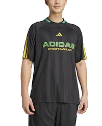 adidas Men's Nation Stripe Logo Jersey T-Shirt