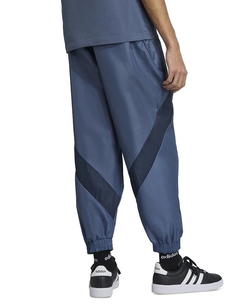 adidas Men's Stadium Colorblocked Woven Logo Pants