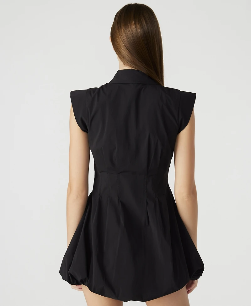 Steve Madden Women's Dyanne Bubble-Hem Mini Dress
