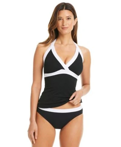 Bleu By Rod Beattie Womens Im With The Band Halter Tankini Top Hipster Bottoms