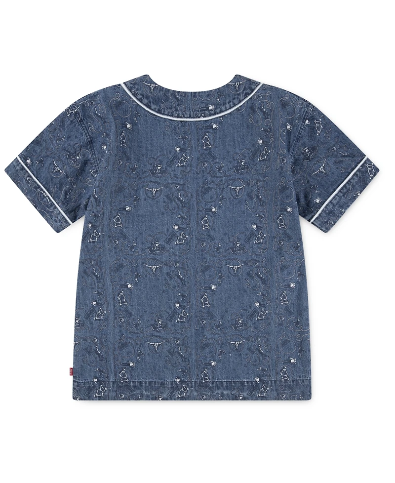 Levi's Big Boys Baseball Woven Shirt