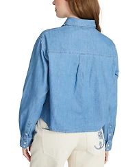 Driftwood Women's Dani Cotton Cropped Shirt
