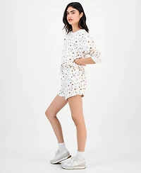 Love Tribe Juniors' Falling Leaves Snoopy Long-Sleeve Shirt