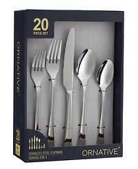 Ornative Hab 20-Pc. Flatware Set, Service for 4