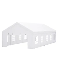Mondawe 16x32ft Commercial Party Tent - Waterproof Outdoor Canopy with Removable Walls