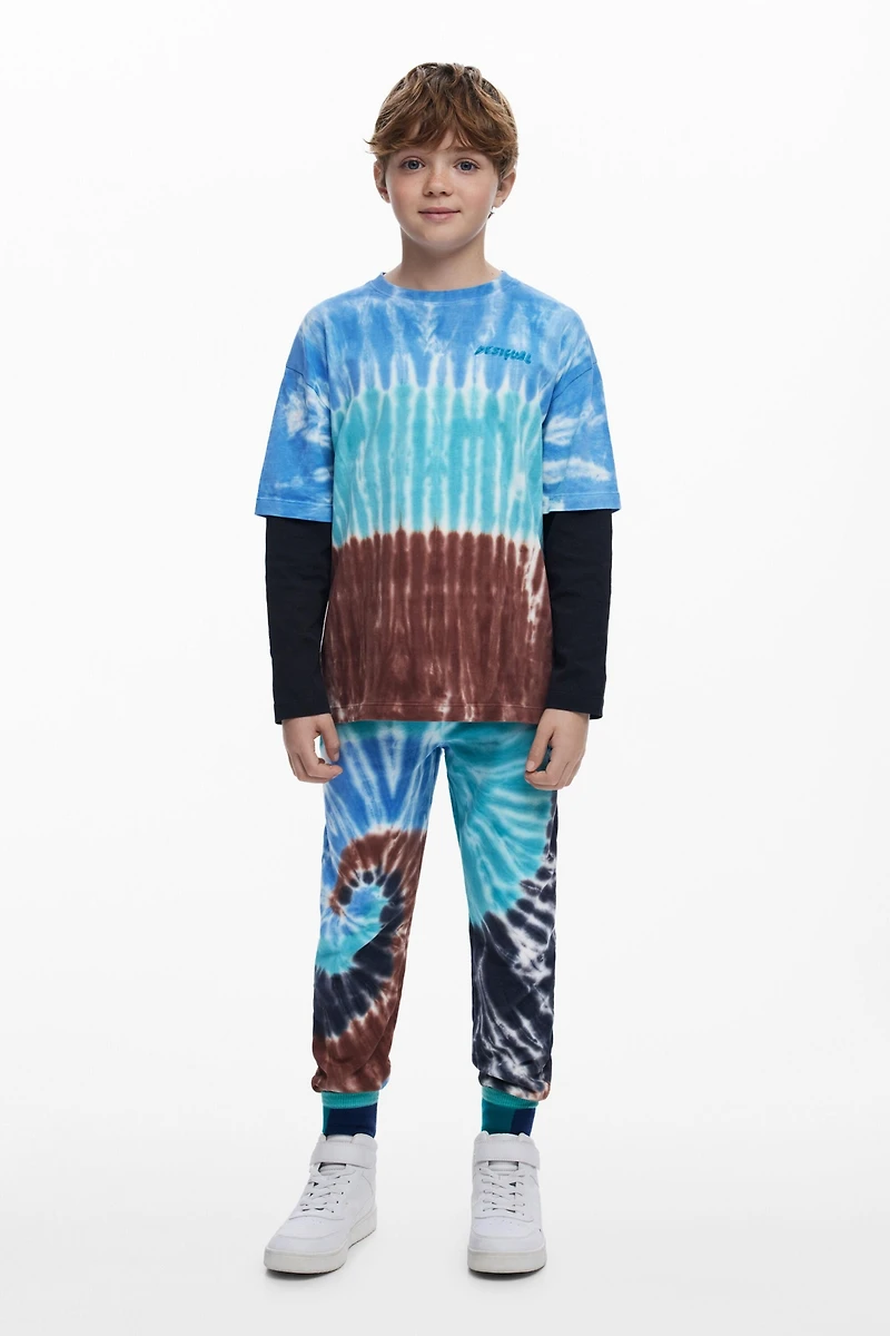 Desigual Boys's Tie-Dye Jogger Pants