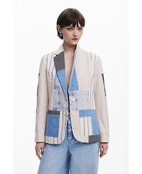 Desigual Women's Patchwork blazer
